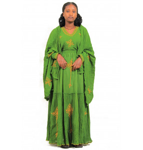  Sewit _Women's Traditional Dress With "Netela"