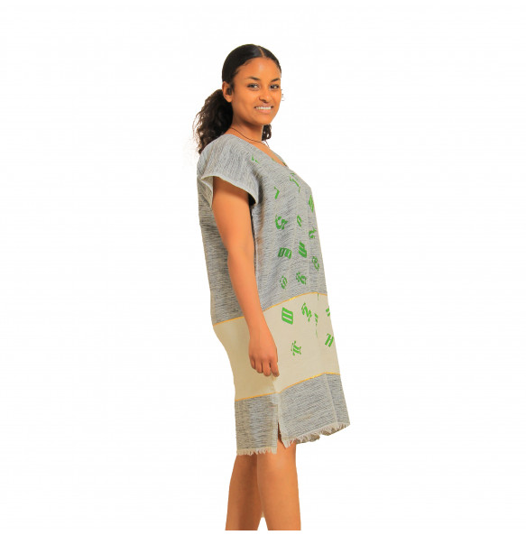 Shewit_ Geez Alphabet Printed Traditional Dress