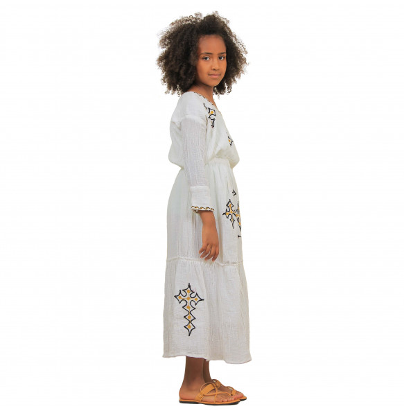 Meskerem _Kid’s Traditional Dress with belt