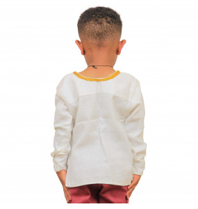 Belayinesh_Kids Cotton Long-sleeved Top