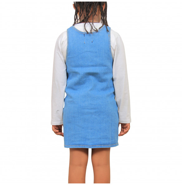 Ghion Jeans Girl’s Valley Pinafore Dress