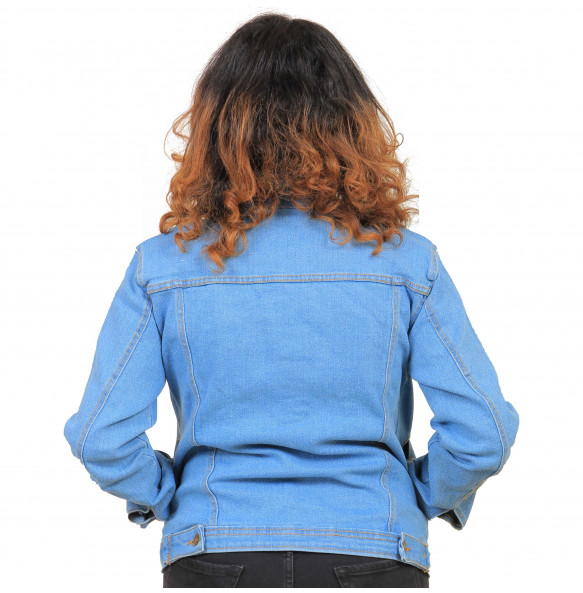 Ghion Women Jeans Jacket