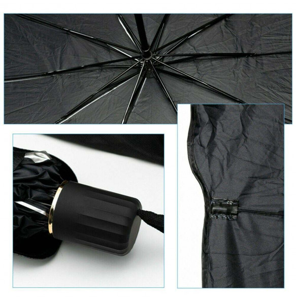 Brella Shield Car Windshield Sun Shade Umbrella