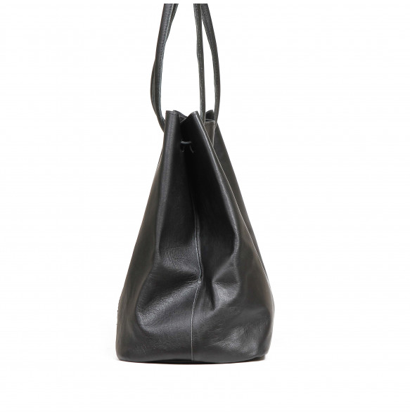 Birhane _ Women’s Leather Bucket/ Shoulder Bag with Small Purse