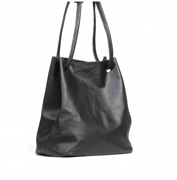 Birhane _ Women’s Leather Bucket/ Shoulder Bag with Small Purse