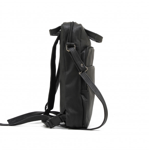 Birhane _Genuine Leather Laptop Backpack/Shoulder Bag