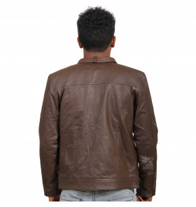 Tigist_Men's Real Leather Jacket