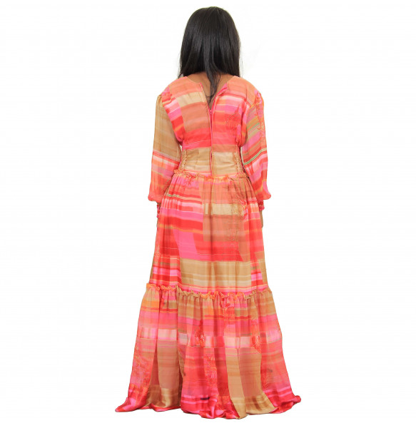 Mulu , Netanet  & Friends_  Women's Chiffon Dress