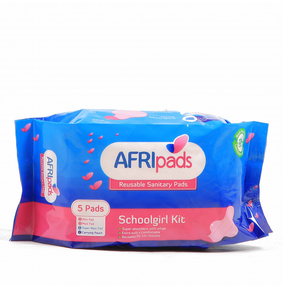AFRIpads Schoolgirl Kit 5-pack 