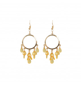 Selamawit_Women's Golden Color Earring Jewelry