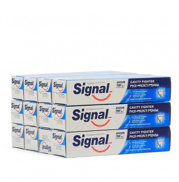 Signal Toothpaste Cavity Fighter /150g 1 Pack (48 Pieces)