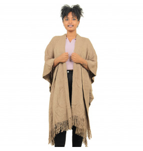 Kidst _Women’s Thread Made  Open Front  Poncho Cape