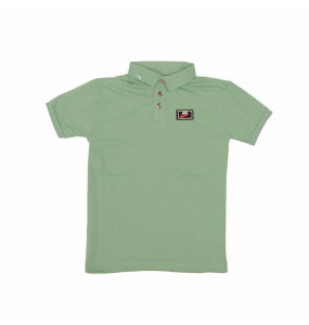 YOUNATHAN  _ Short Sleeve T-shirt-Button collar