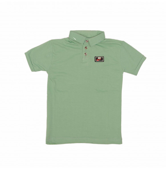 YOUNATHAN  _ Short Sleeve T-shirt-Button collar