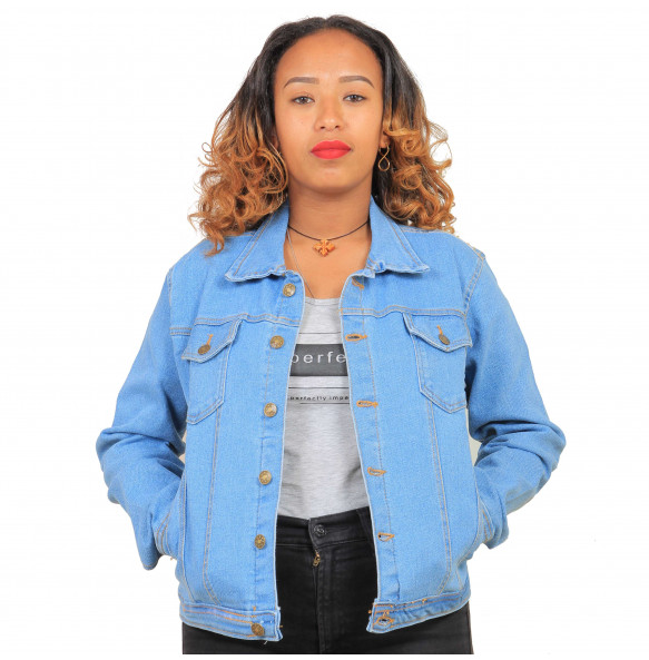 Ghion Women Jeans Jacket