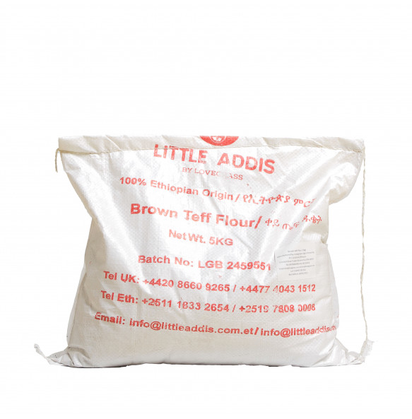 Lovegrass  100% Organic Brown Teff flour (5kg)