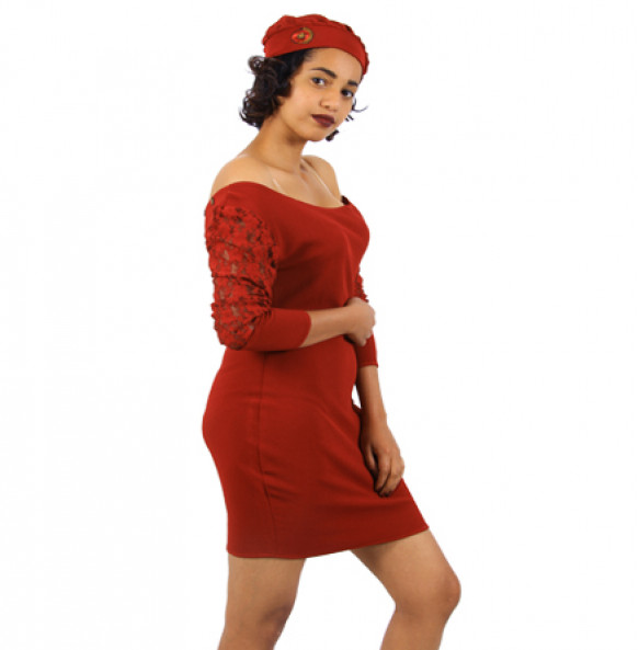 Markon Women's Comfortable Dress With Hat 