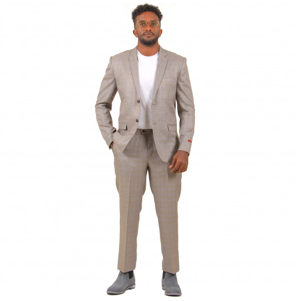 Aberash_ Men's Business Suit Pant Set