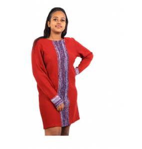 Ethiopia_ 100% Thread Made Stylish Women’s Long- Sleeve Dress