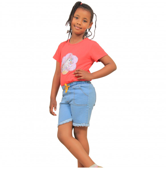Ghion Girl's Outdoor Jeans Shorts Kid's Baby