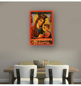 St Virgin  Mary and Baby Jesus Lithograph print Picture